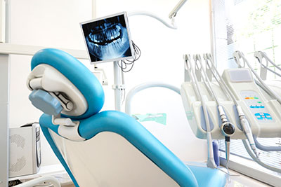 a dental office chair